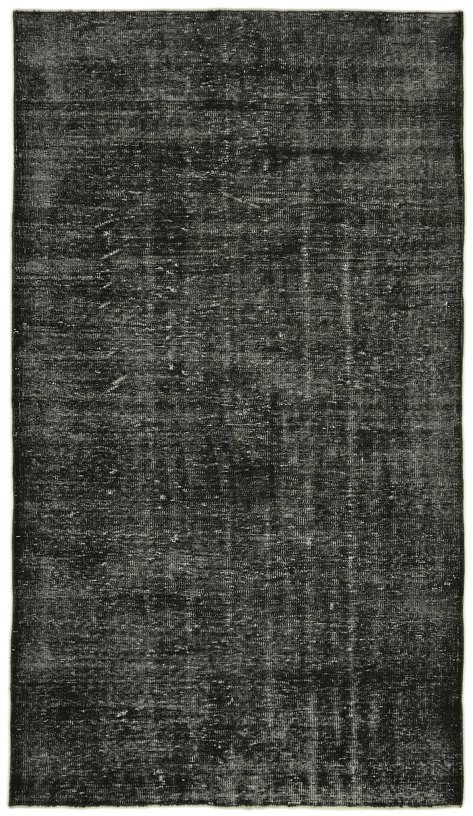 5x9 Black Overdyed Rug - 41277