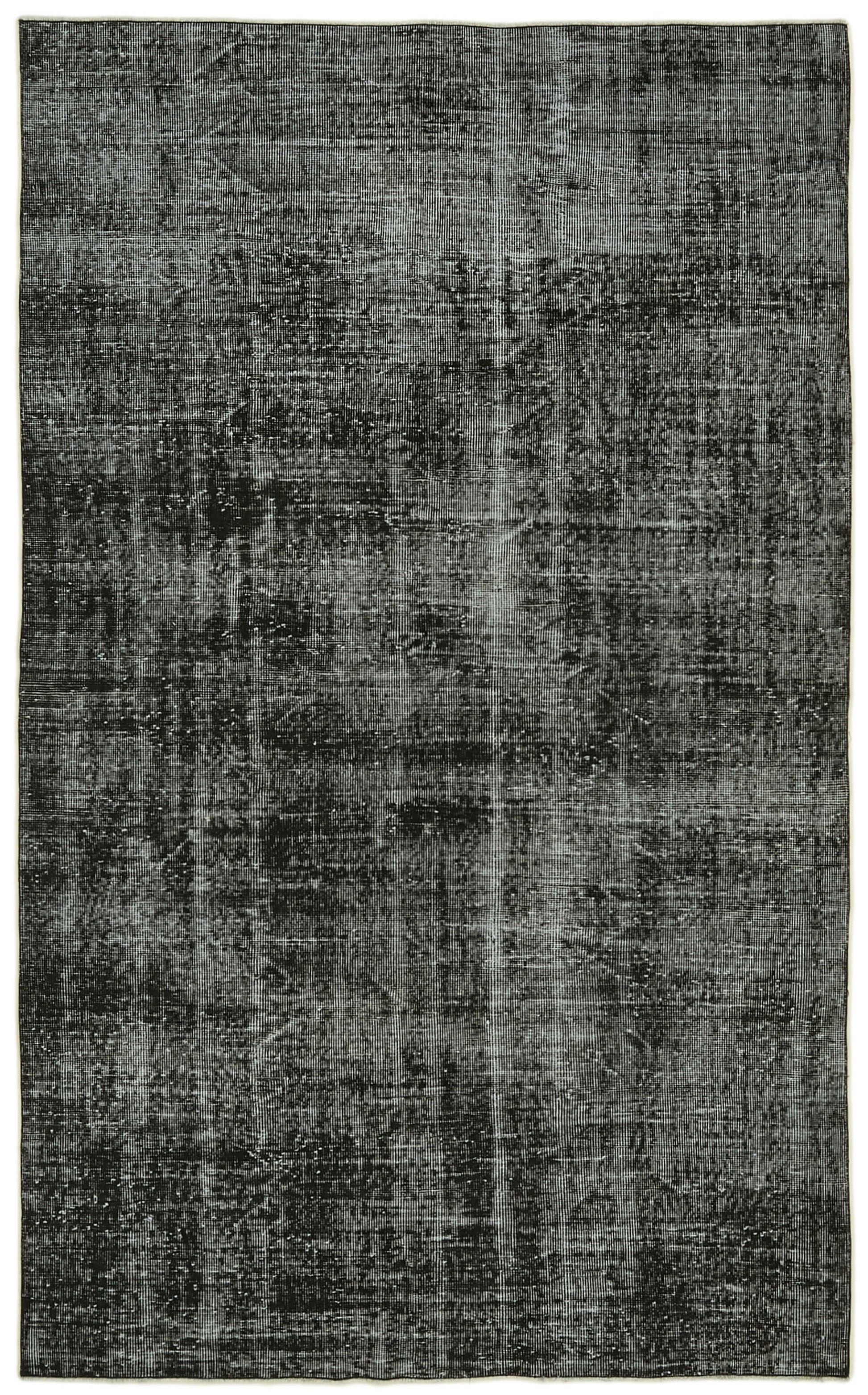 6x9 Black Overdyed Rug - 41278