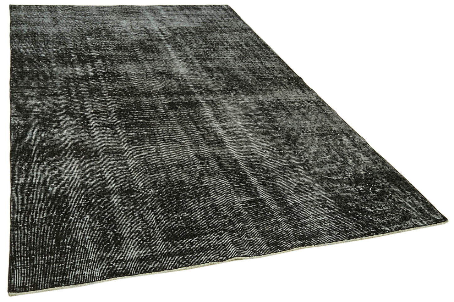 6x9 Black Overdyed Rug - 41278