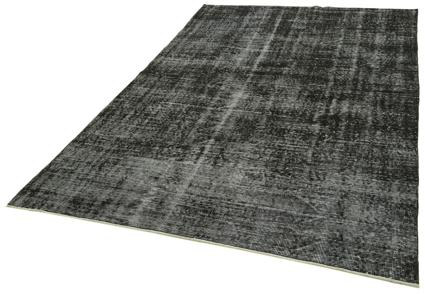 6x9 Black Overdyed Rug - 41278