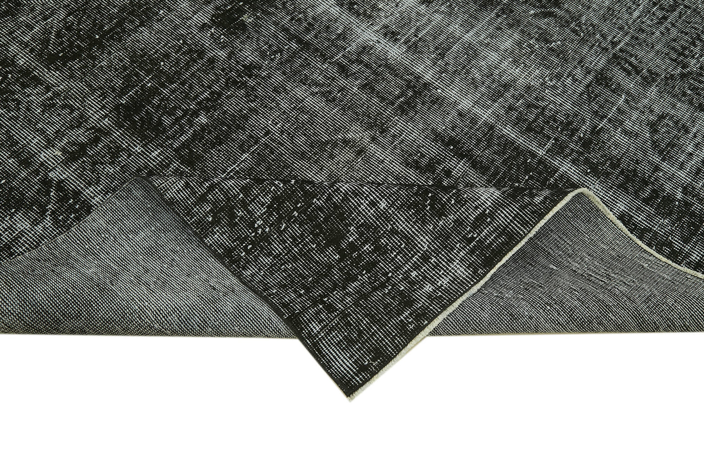 6x9 Black Overdyed Rug - 41278