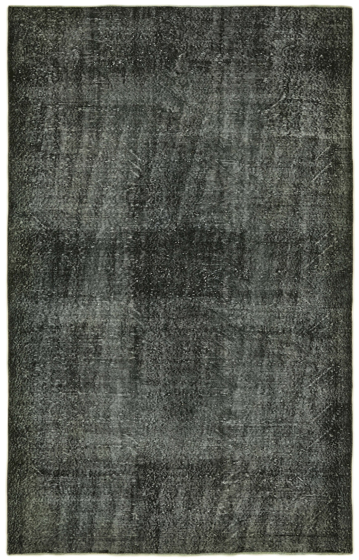 6x9 Black Overdyed Rug - 41279