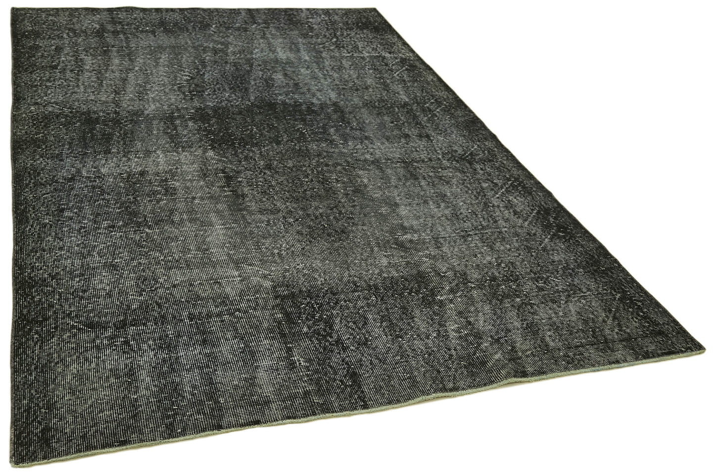 6x9 Black Overdyed Rug - 41279