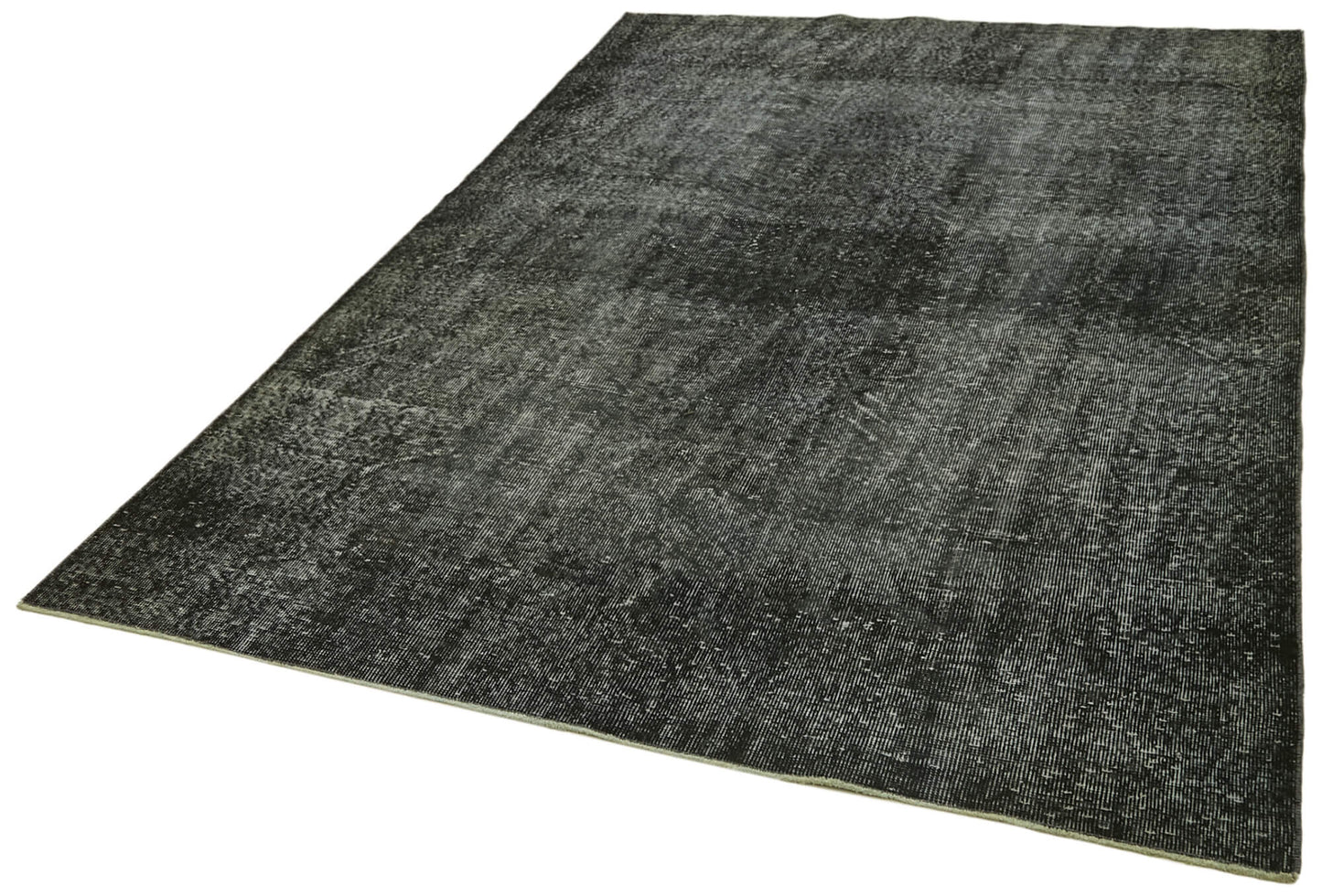 6x9 Black Overdyed Rug - 41279