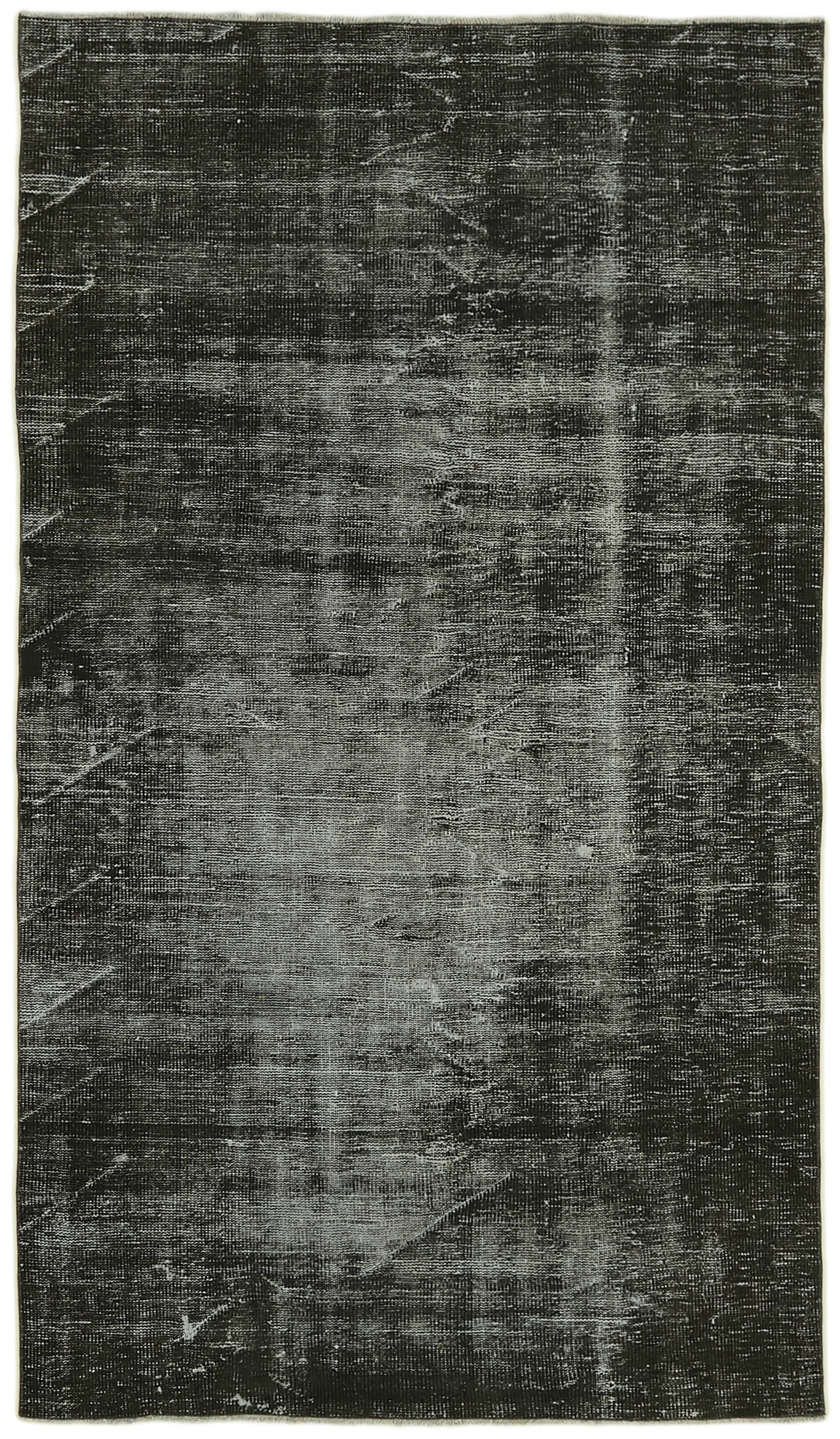 5x8 Black Overdyed Rug - 41280