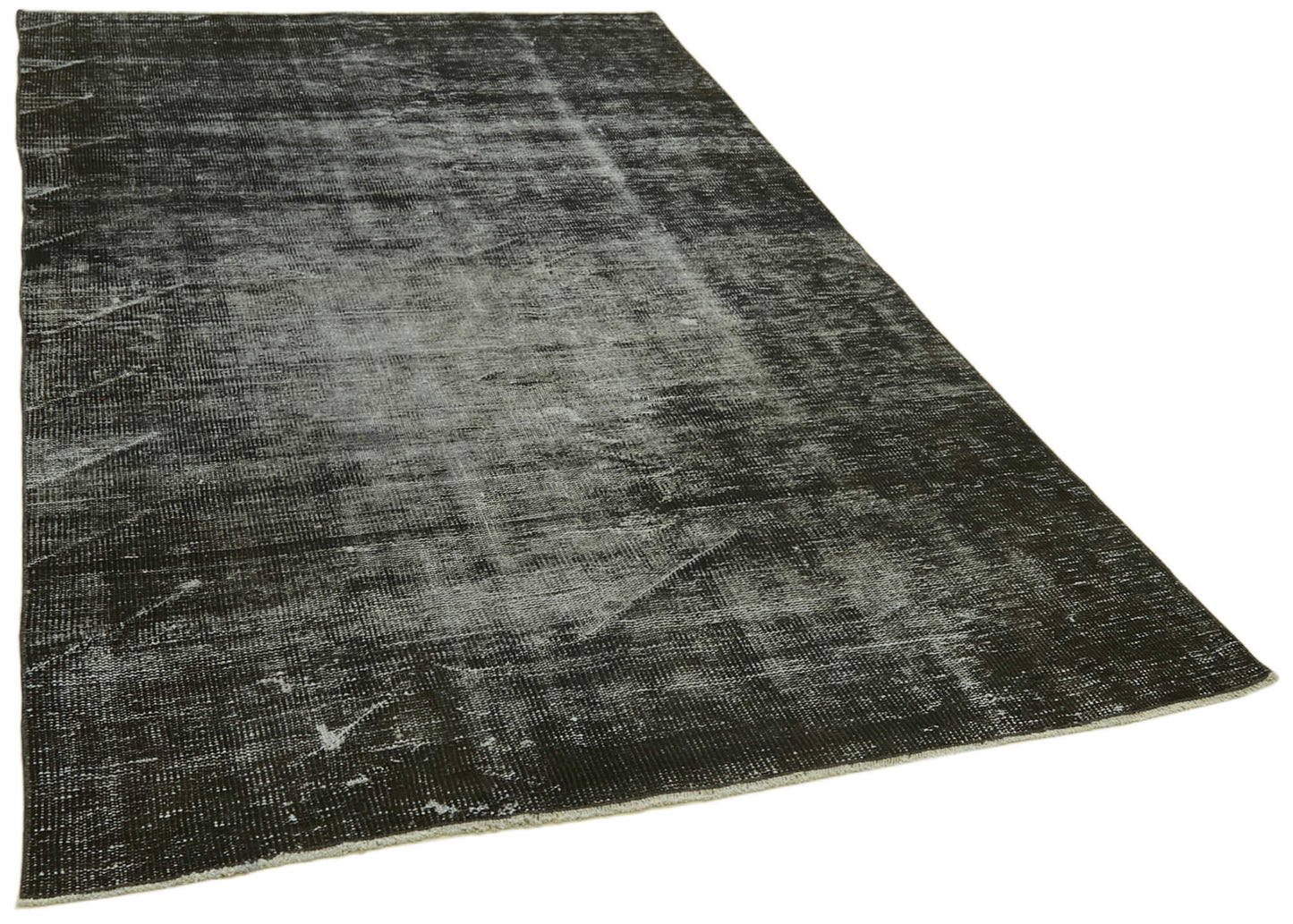 5x8 Black Overdyed Rug - 41280