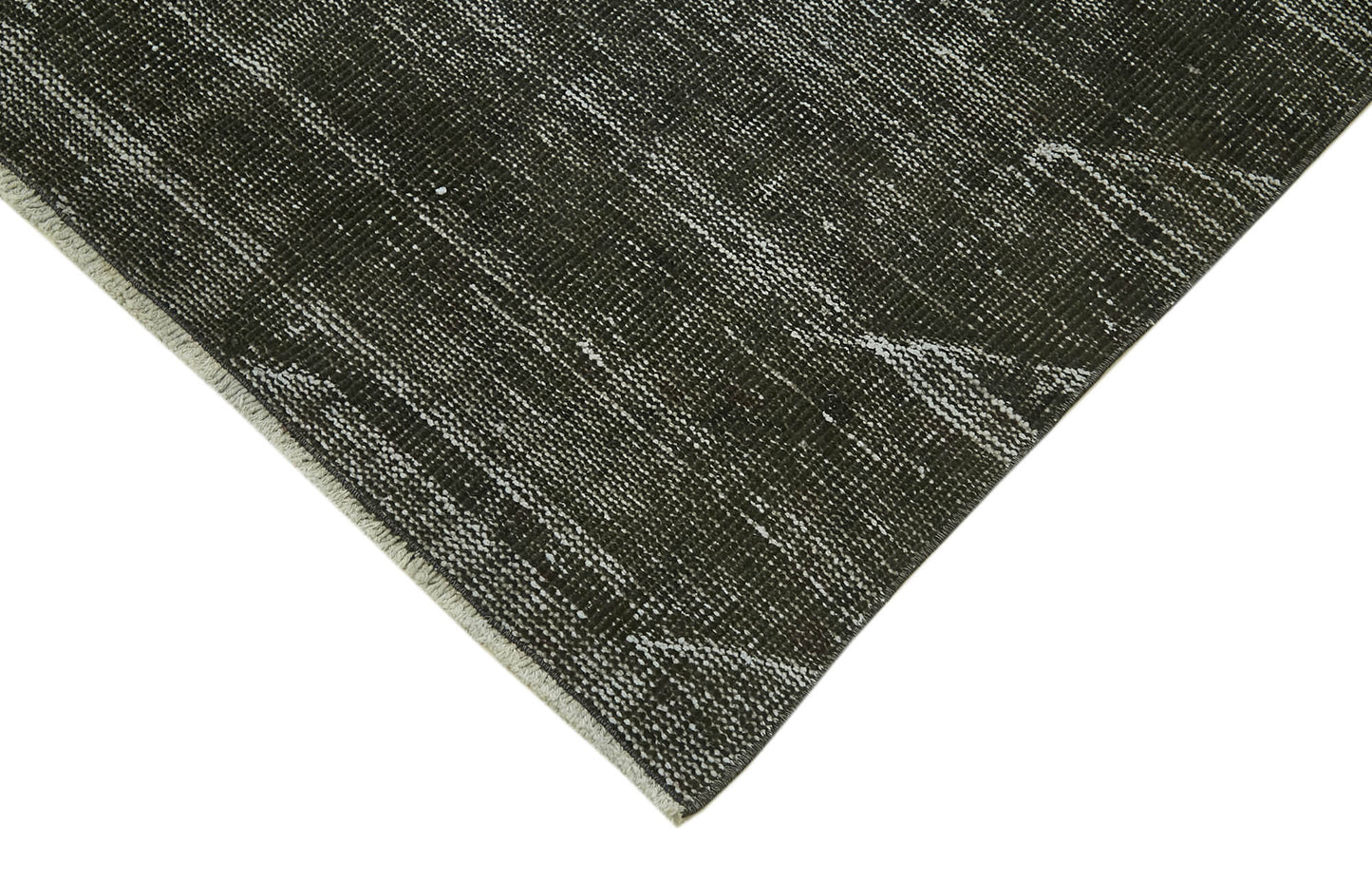 5x8 Black Overdyed Rug - 41280