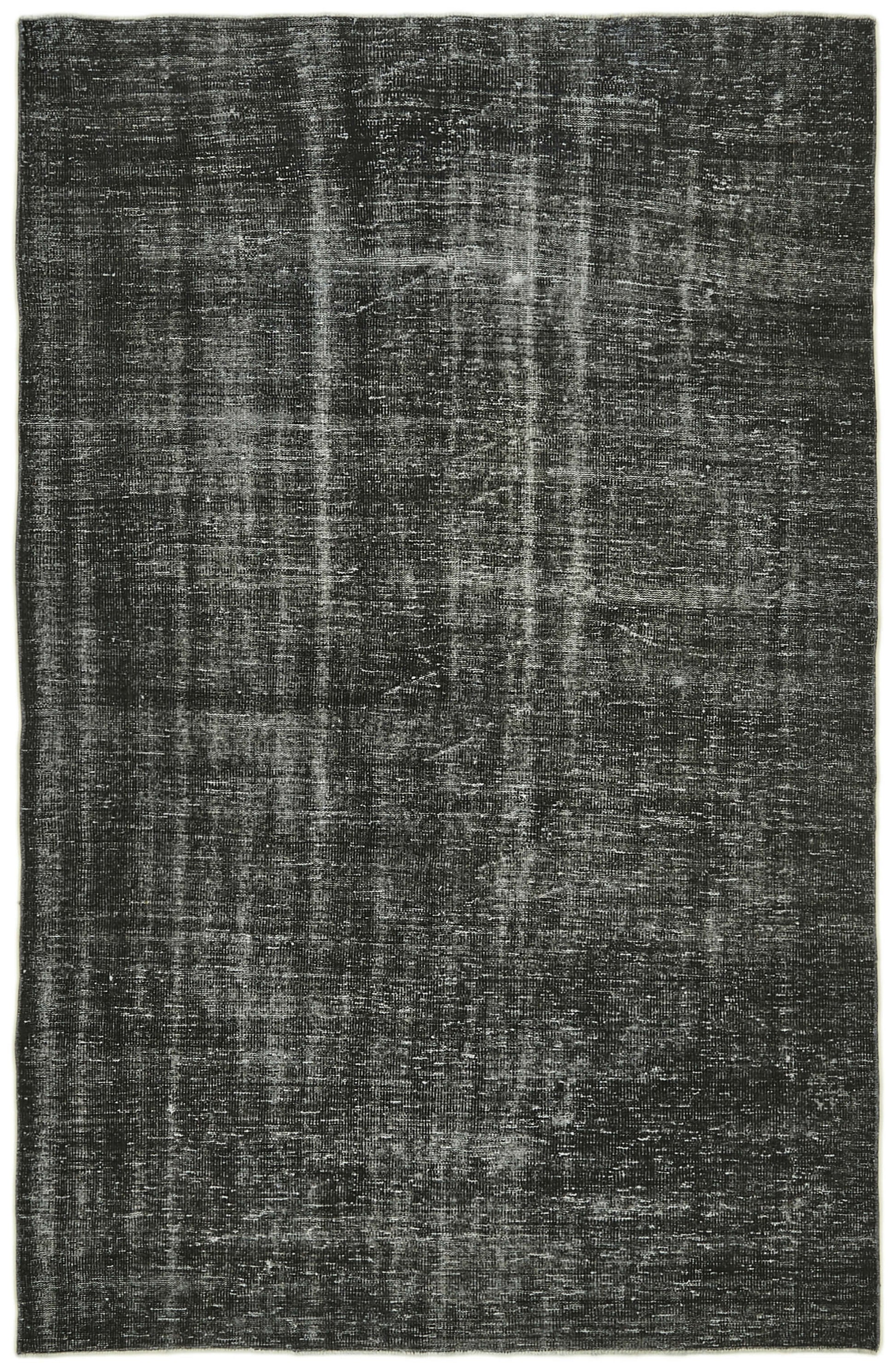 6x9 Black Overdyed Rug - 41283