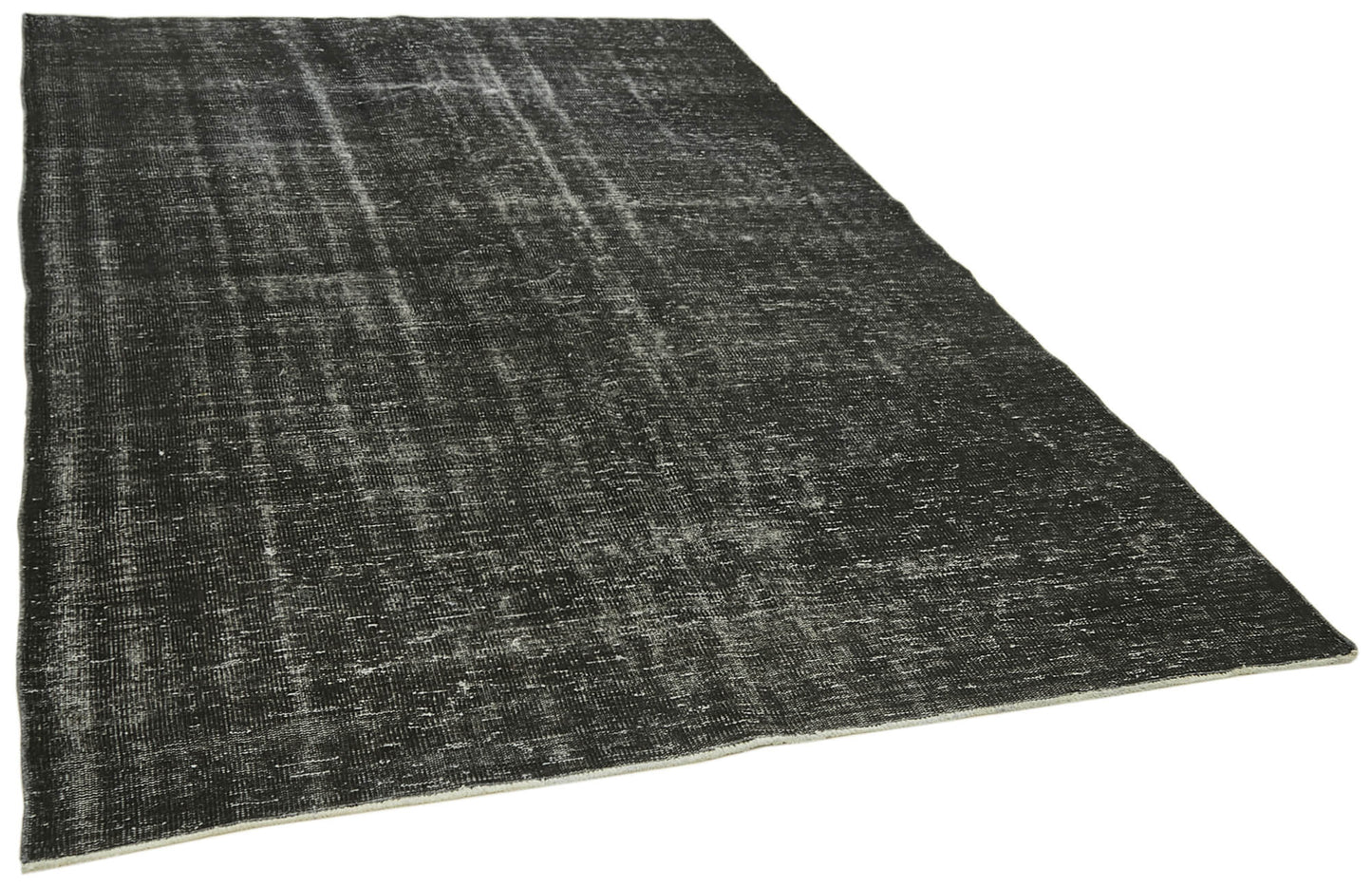 6x9 Black Overdyed Rug - 41283