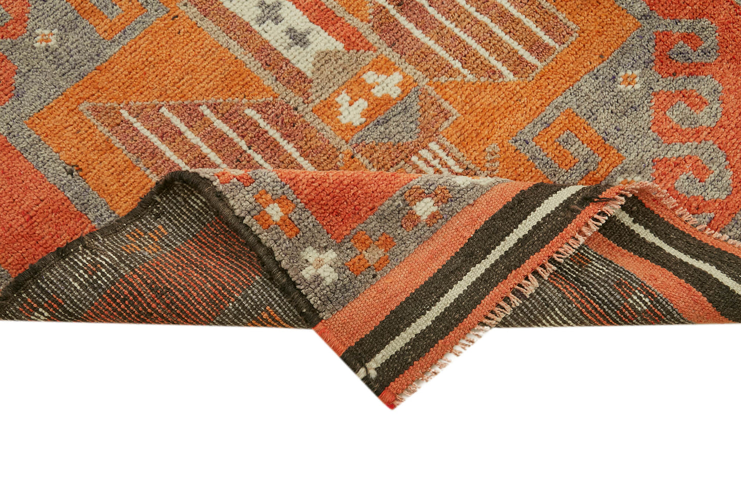 4x11 Orange Boho Runner Rugs - 41300