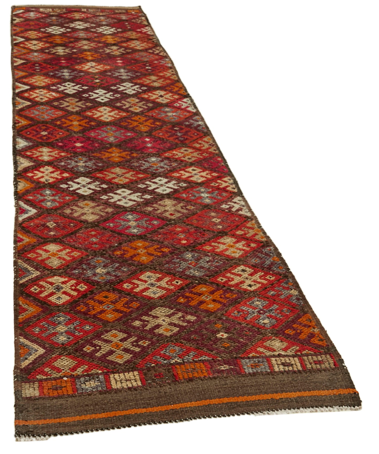 3x13 Red Boho Runner Rugs - 41303