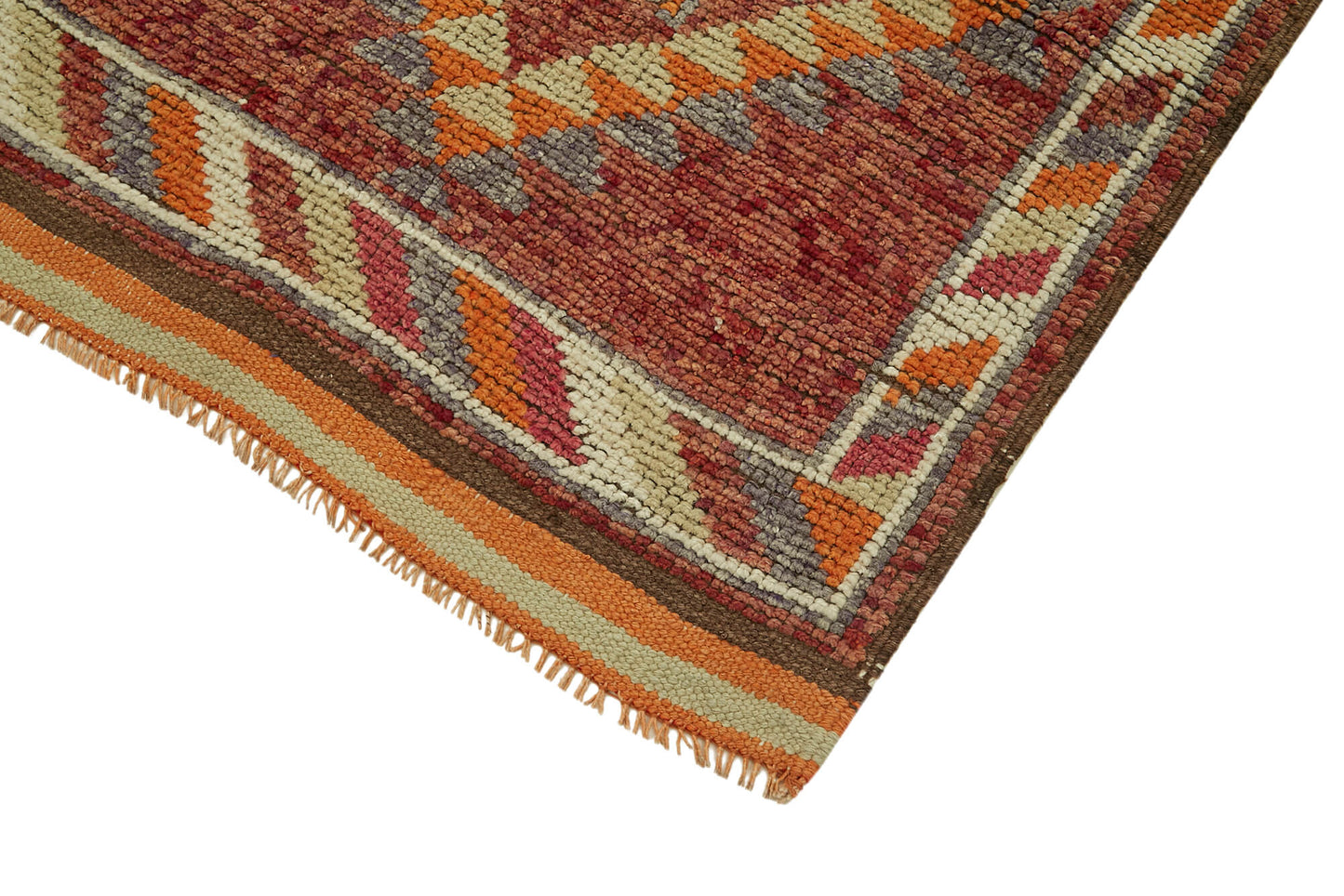 3x12 Red Boho Runner Rugs - 41305