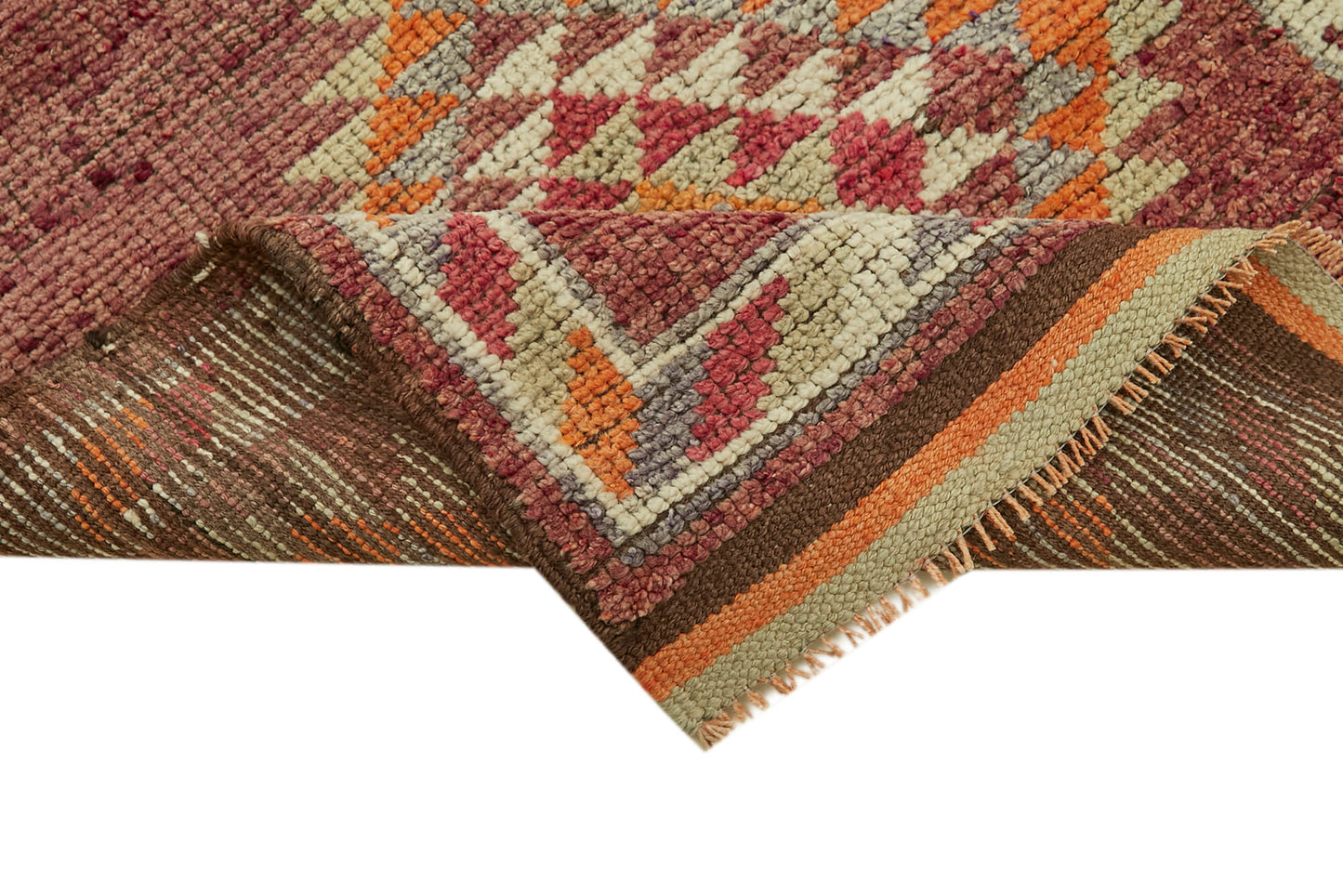 3x12 Red Boho Runner Rugs - 41305