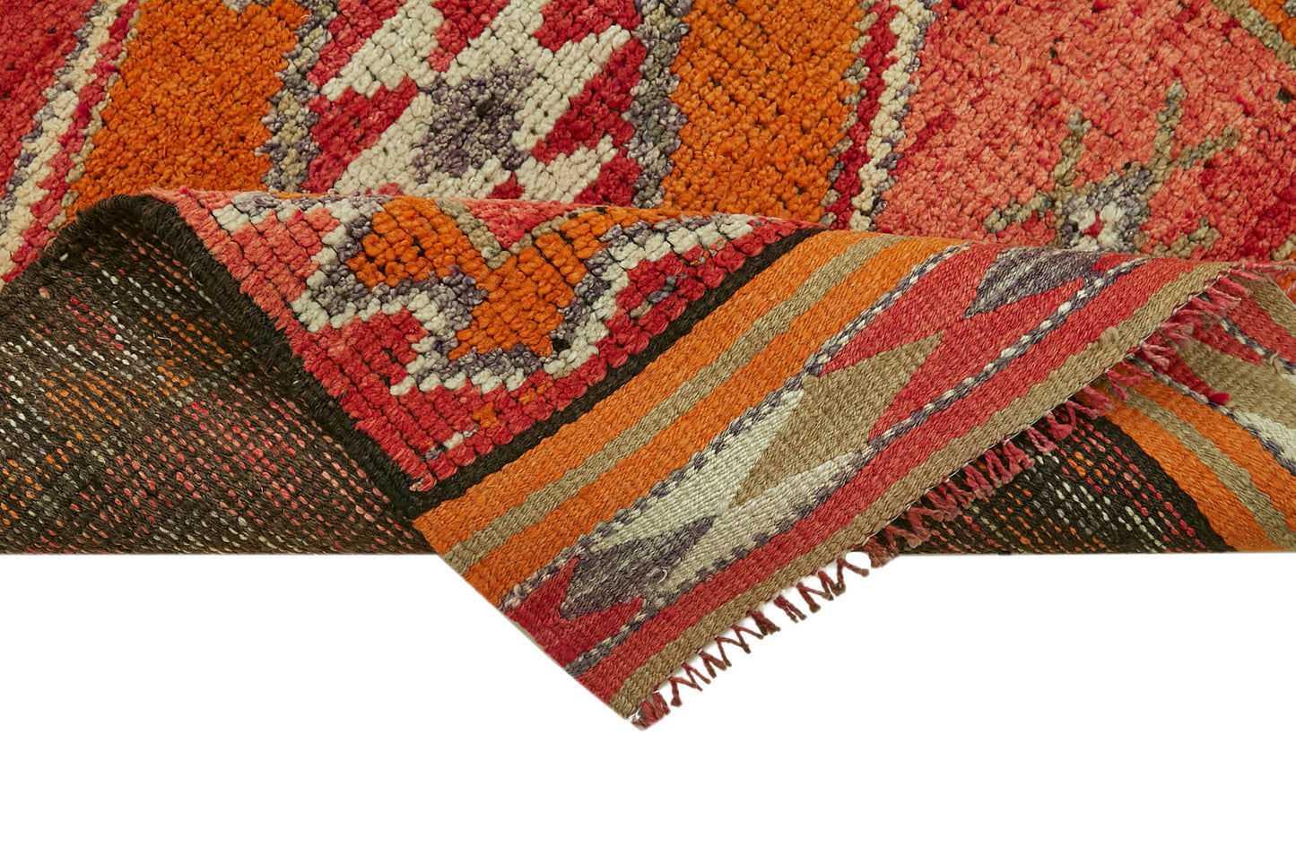 3x11 Orange Boho Runner Rugs - 41306