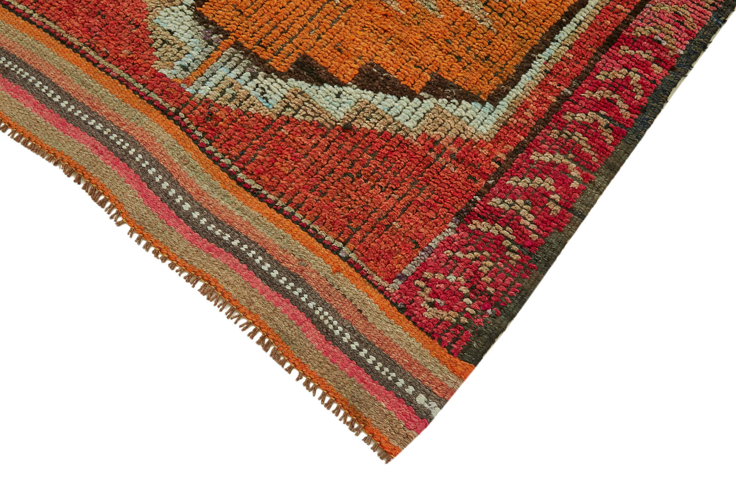 3x10 Orange Boho Runner Rugs - 41309