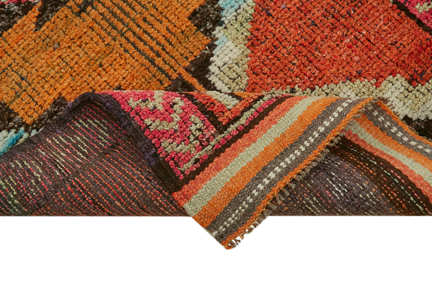 3x10 Orange Boho Runner Rugs - 41309