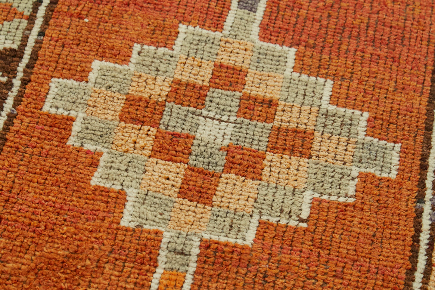 3x11 Orange Boho Runner Rugs - 41311