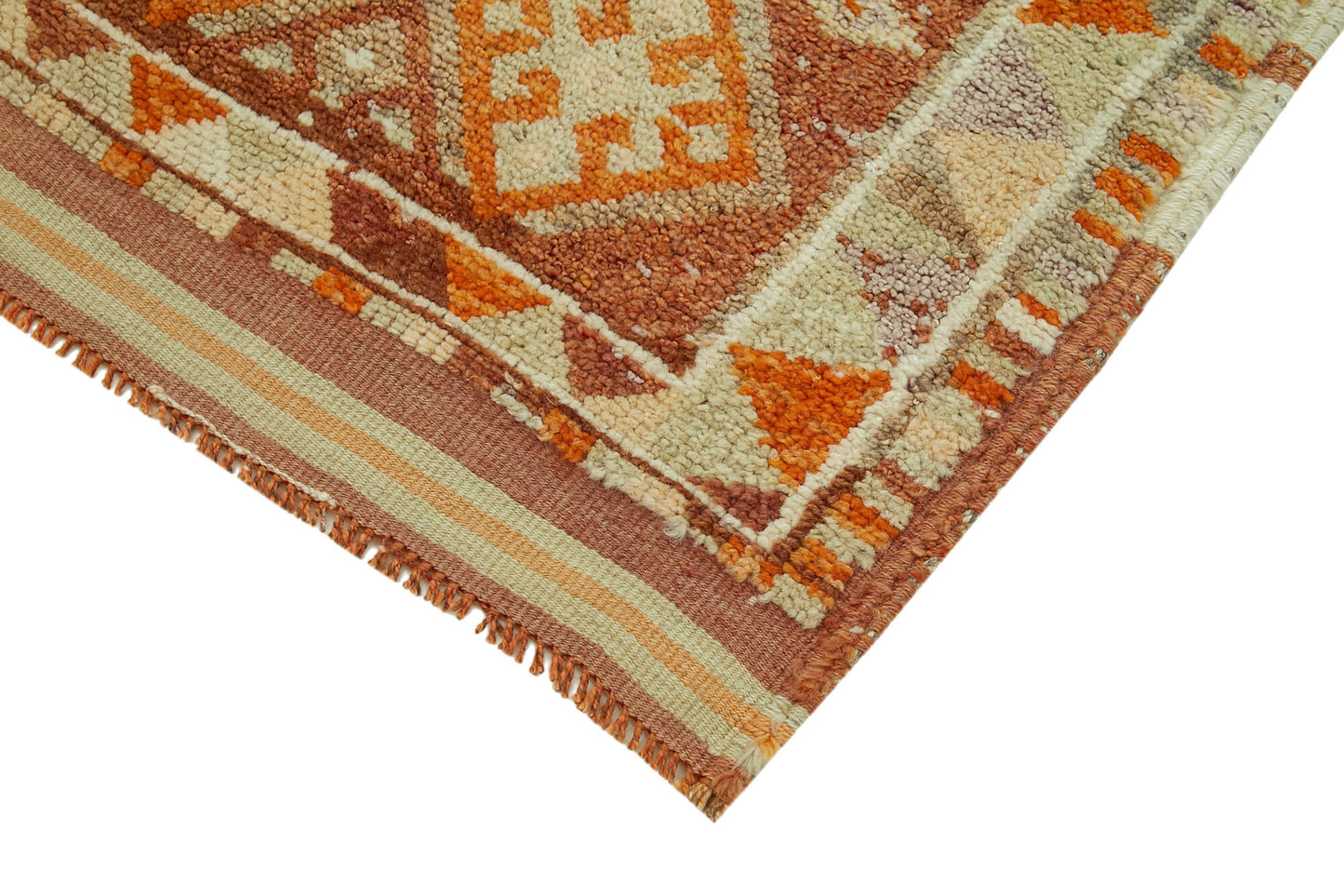 3x13 Orange Boho Runner Rugs - 41317