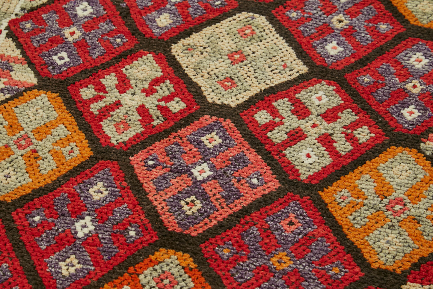 3x14 Red Boho Runner Rugs - 41318