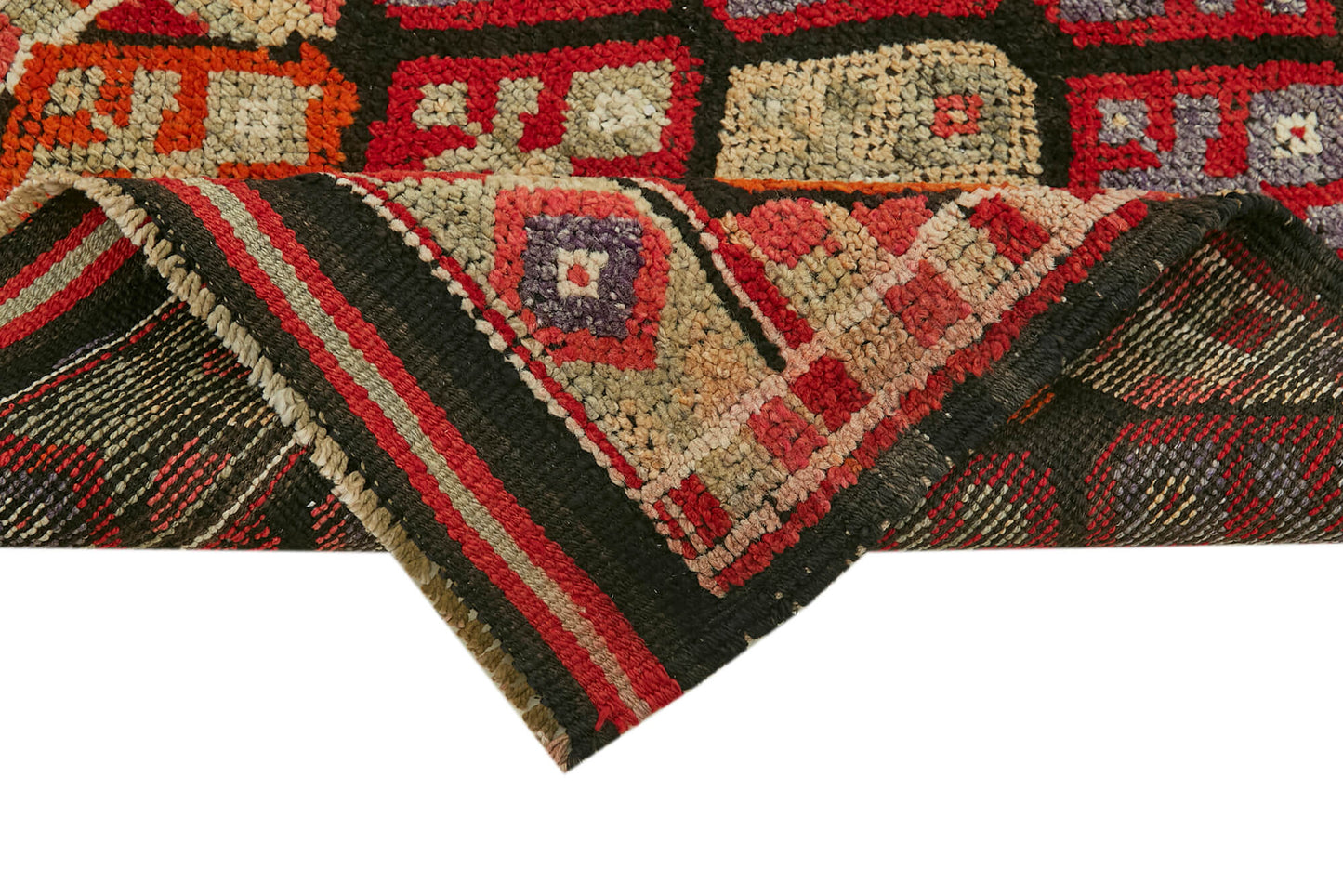 3x14 Red Boho Runner Rugs - 41318