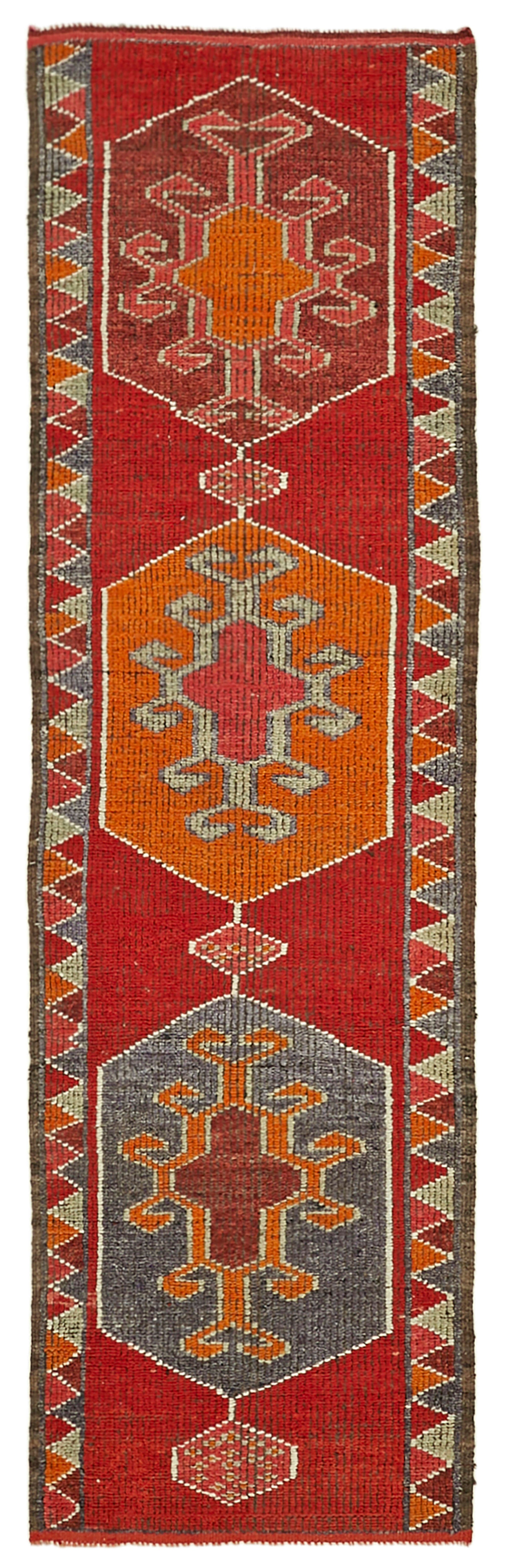 3x10 Red Boho Runner Rugs - 41324