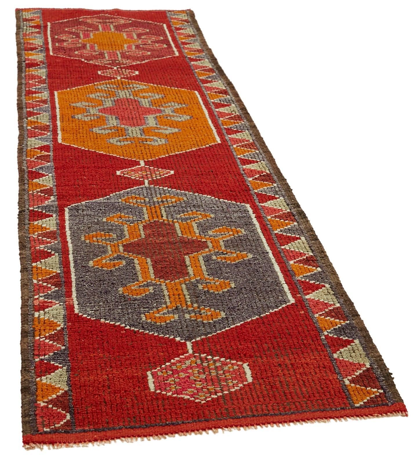 3x10 Red Boho Runner Rugs - 41324