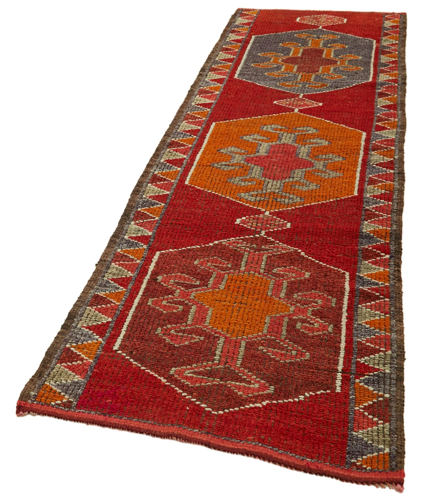 3x10 Red Boho Runner Rugs - 41324