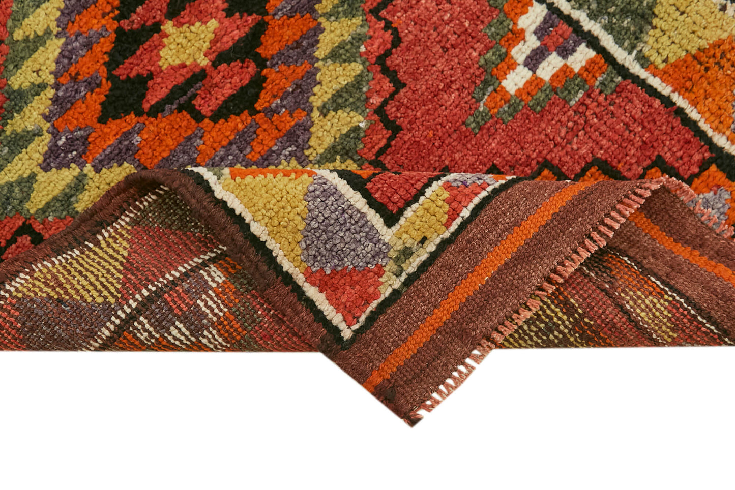 3x12 Red Boho Runner Rugs - 41329