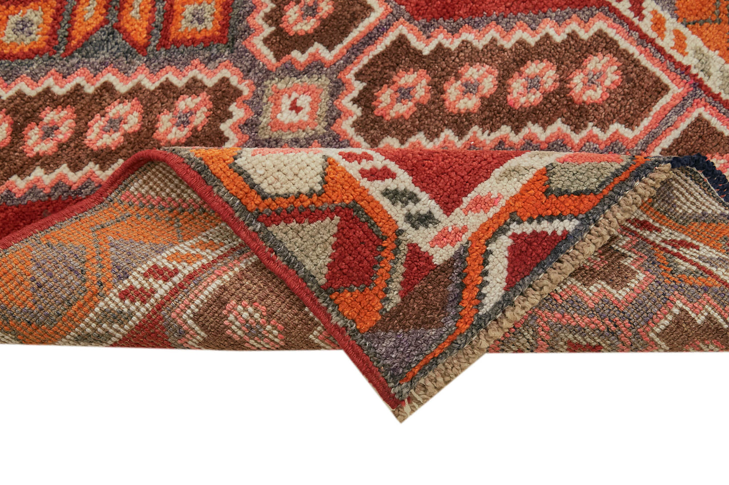 3x12 Red Boho Runner Rugs - 41331