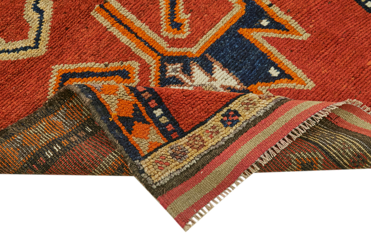 3x12 Orange Boho Runner Rugs - 41334