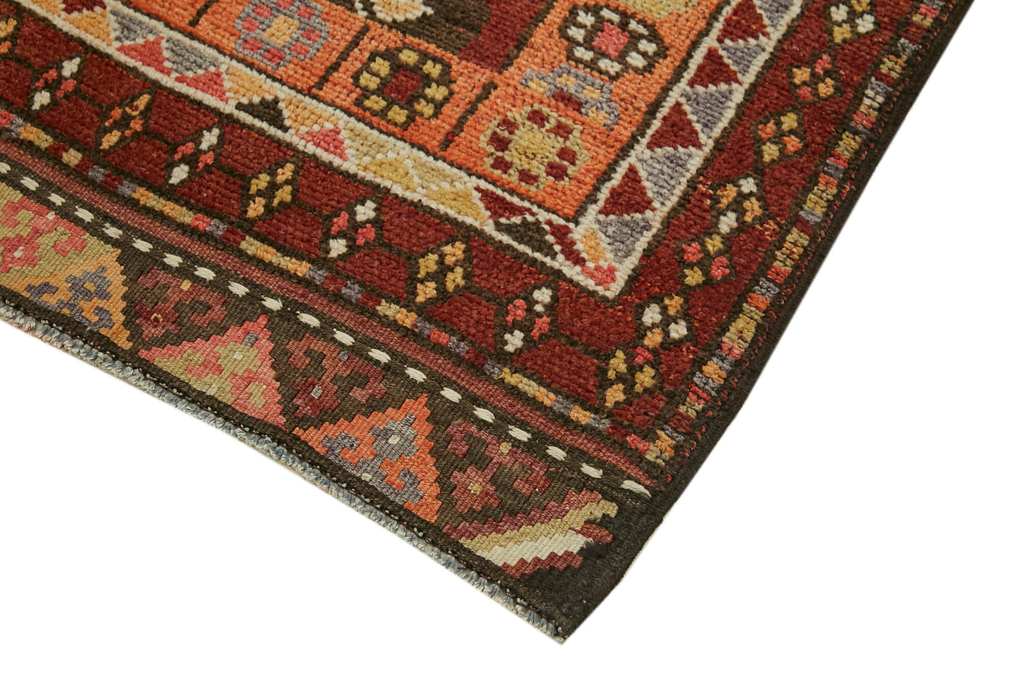 3x13 Red Boho Runner Rugs - 41340