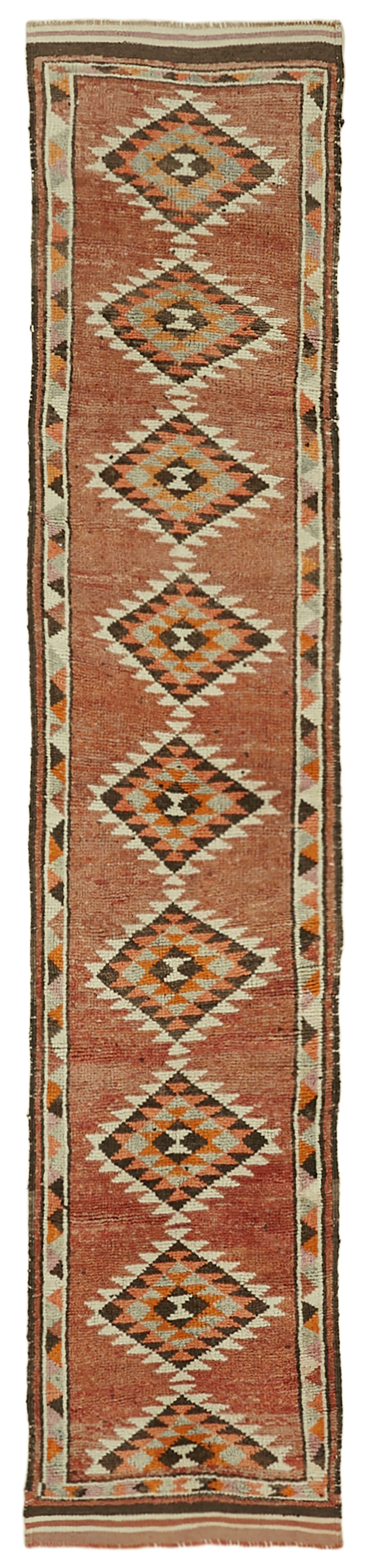 3x12 Red Boho Runner Rugs - 41357