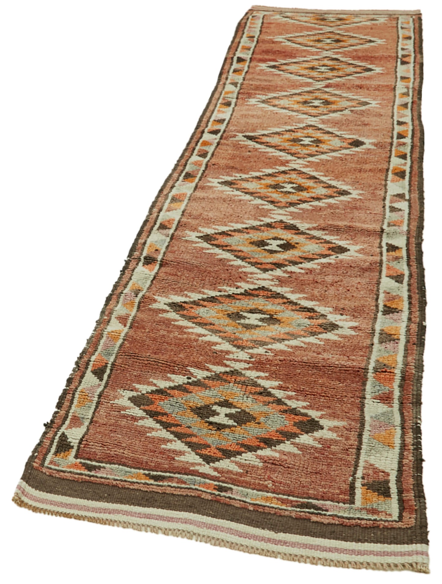 3x12 Red Boho Runner Rugs - 41357