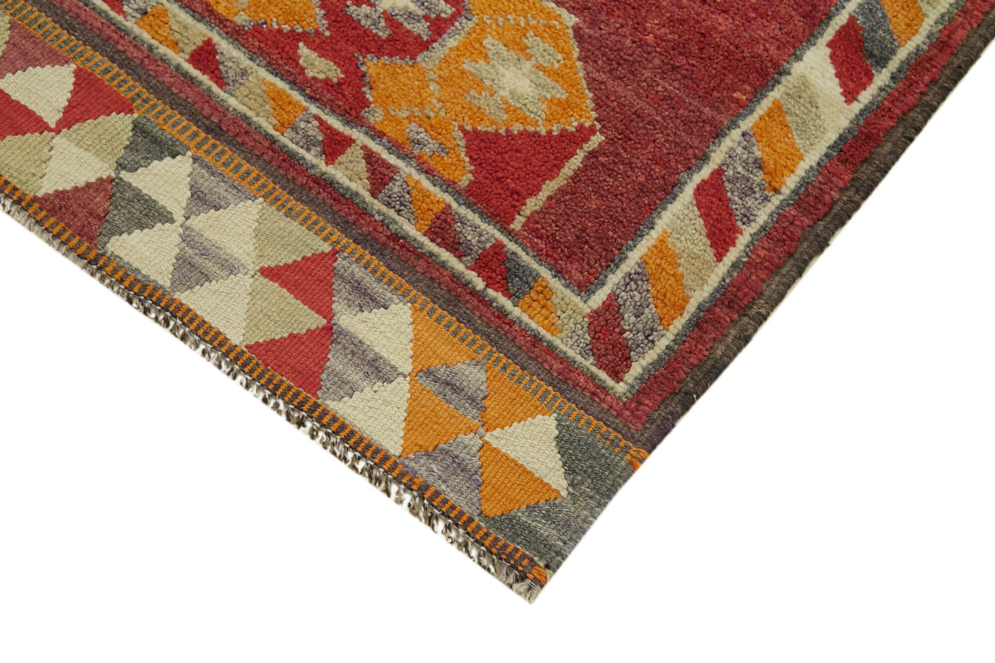 3x12 Red Boho Runner Rugs - 41359