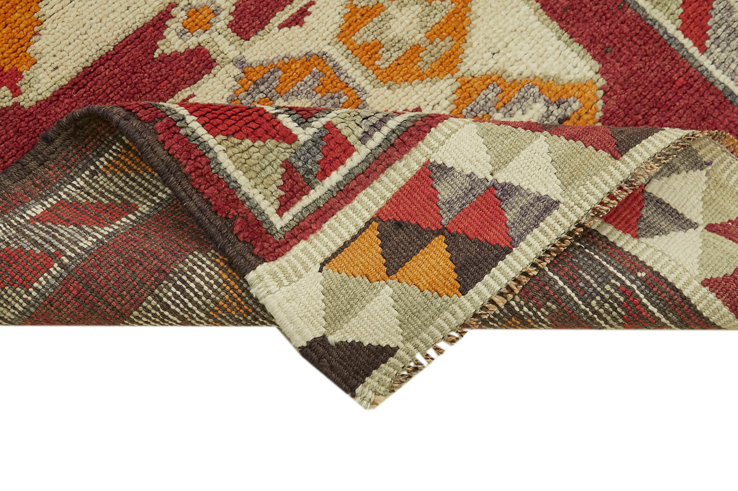 3x12 Red Boho Runner Rugs - 41359