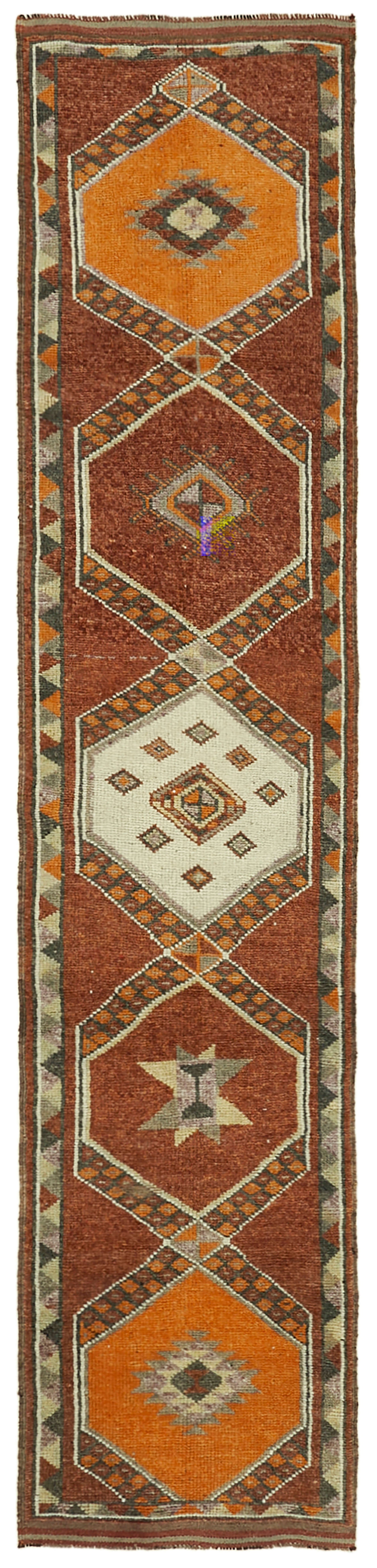 3x13 Red Boho Runner Rugs - 41361