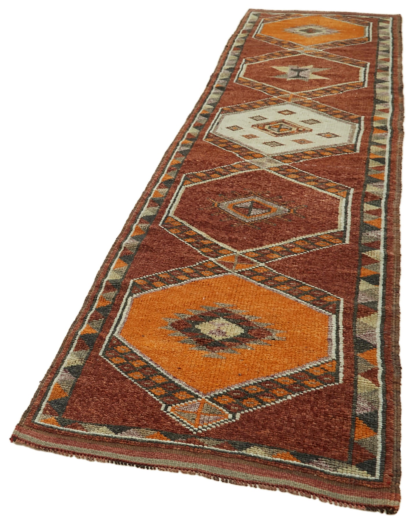 3x13 Red Boho Runner Rugs - 41361