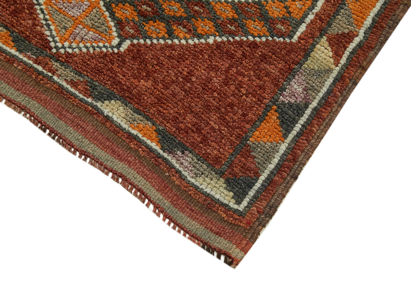 3x13 Red Boho Runner Rugs - 41361