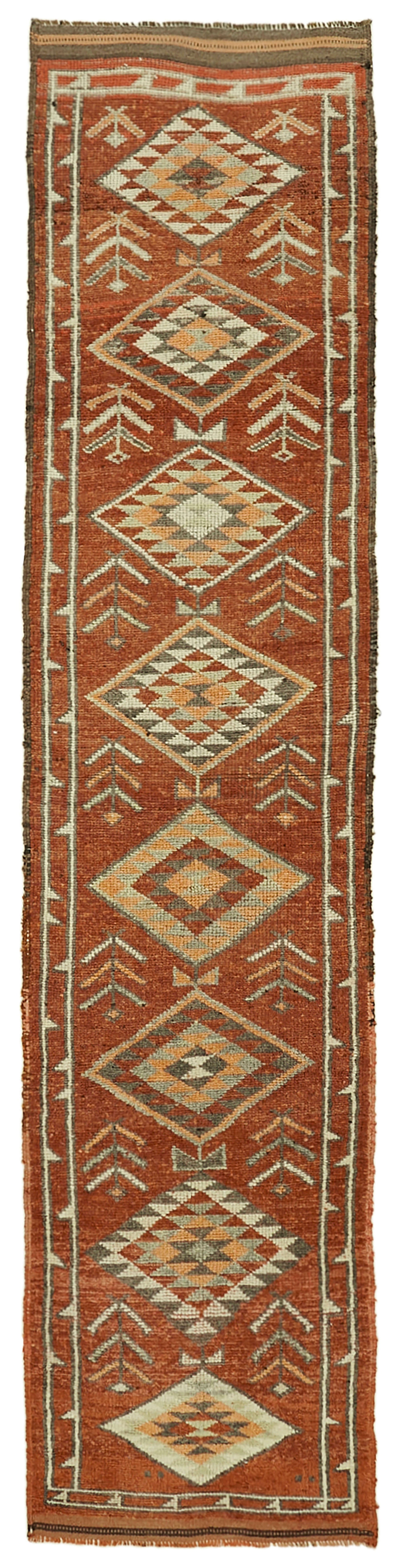 3x12 Brown Boho Runner Rugs - 41368