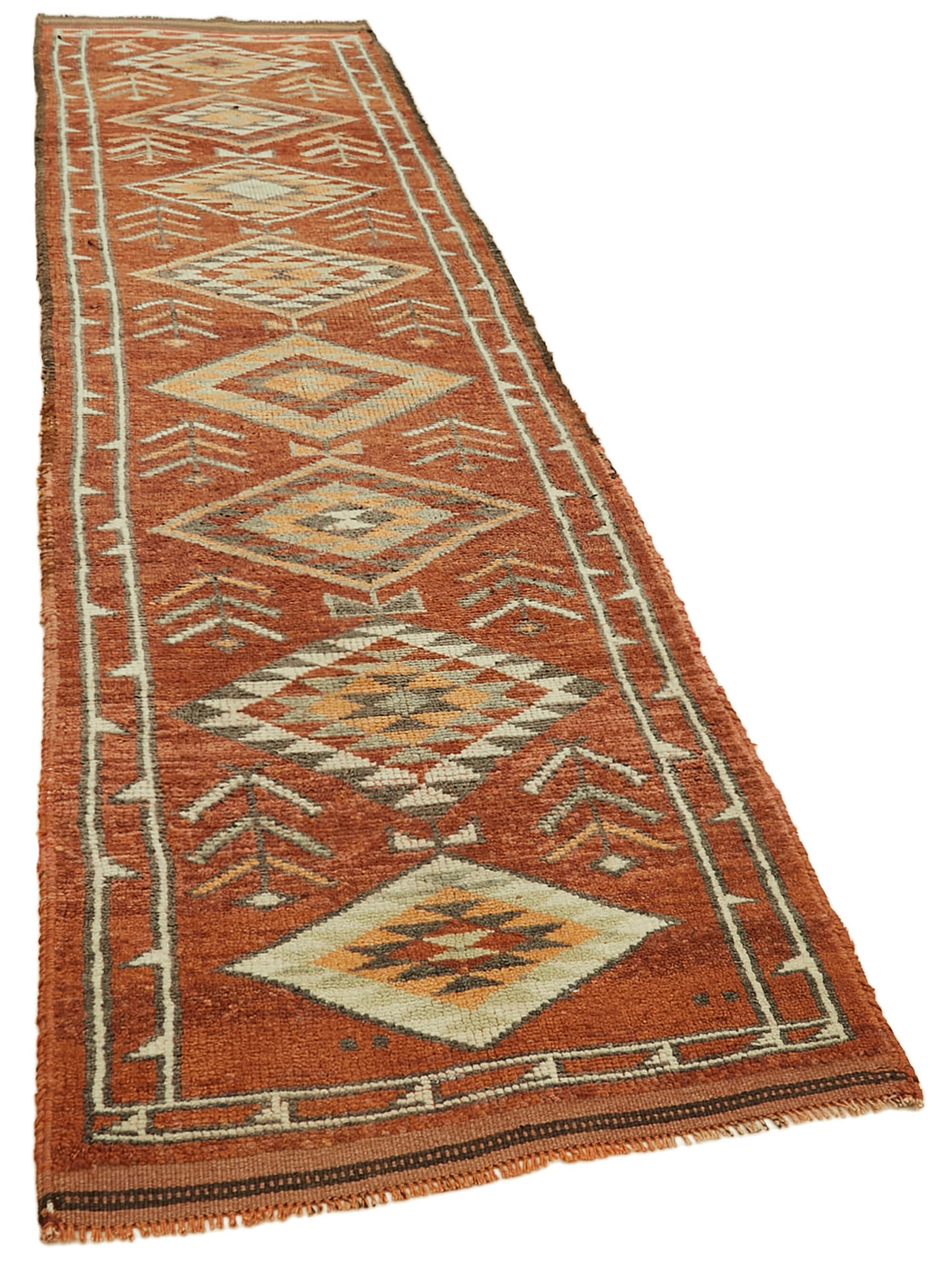 3x12 Brown Boho Runner Rugs - 41368