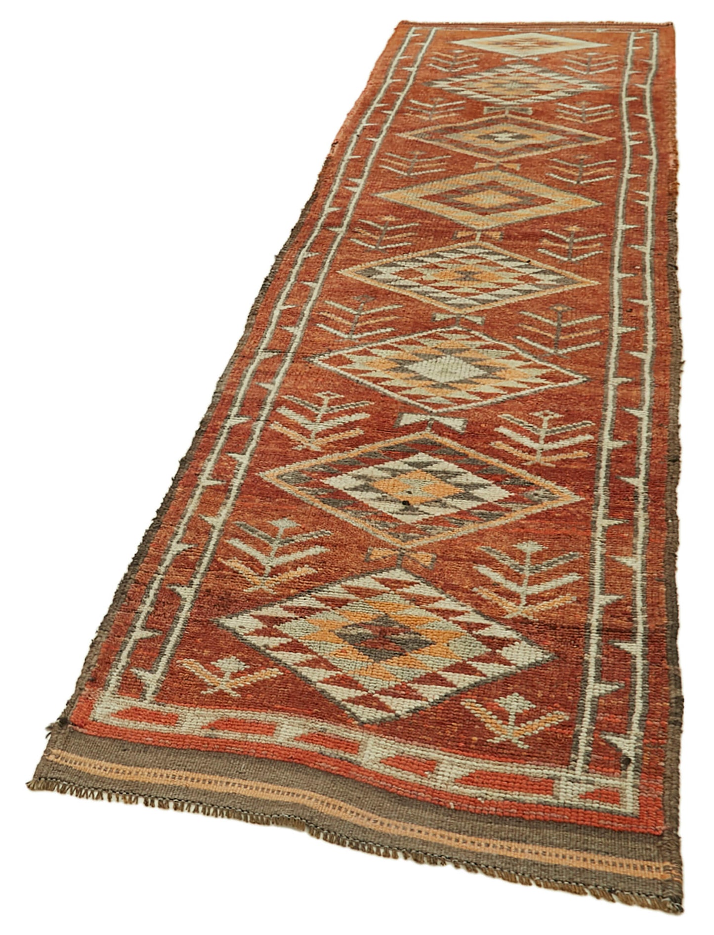 3x12 Brown Boho Runner Rugs - 41368