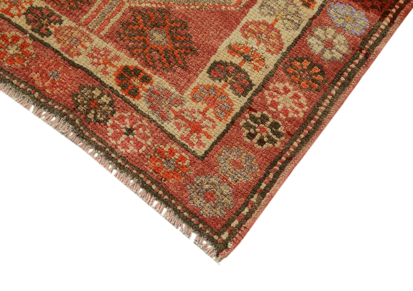 3x12 Red Boho Runner Rugs - 41373