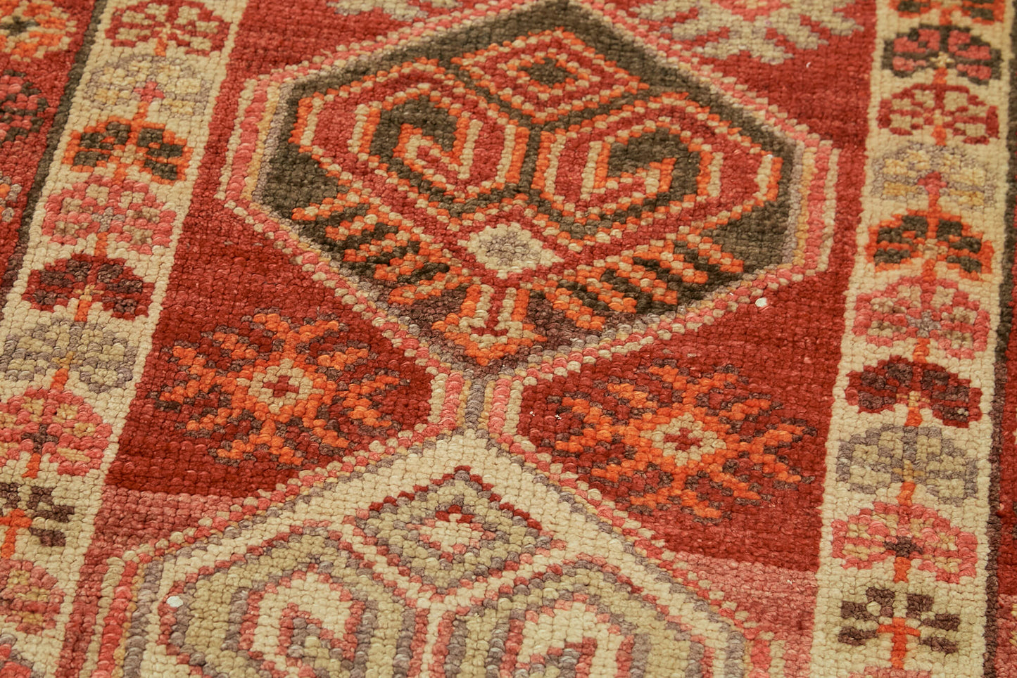 3x12 Red Boho Runner Rugs - 41373