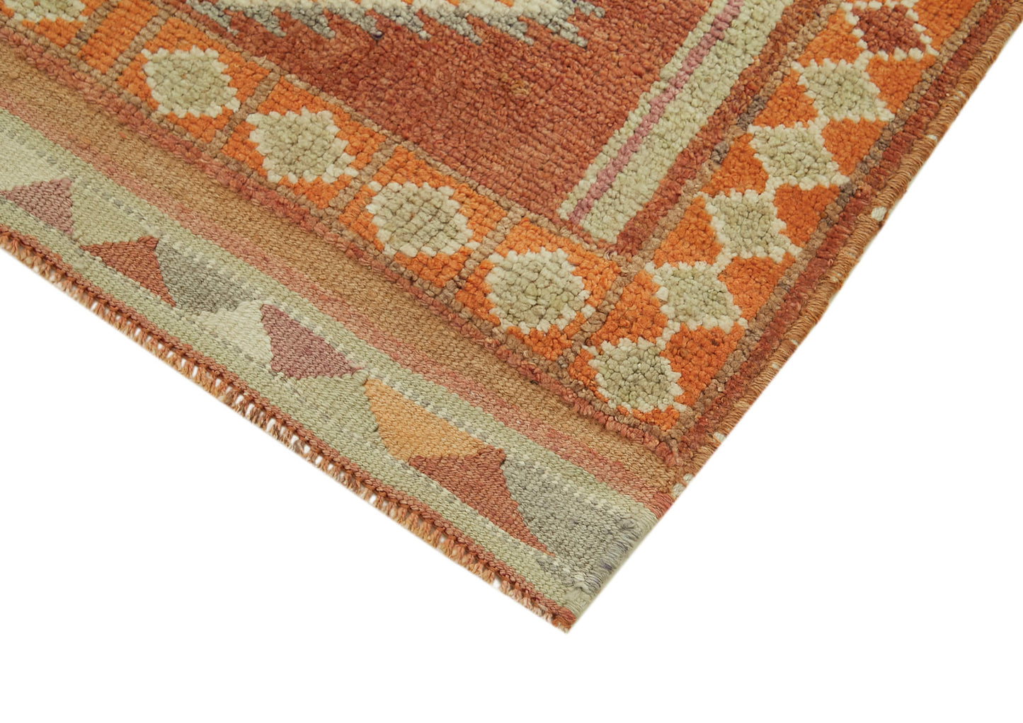 3x12 Orange Boho Runner Rugs - 41374