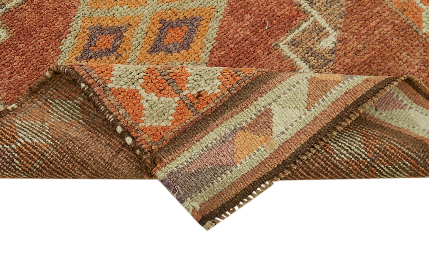 3x12 Orange Boho Runner Rugs - 41374