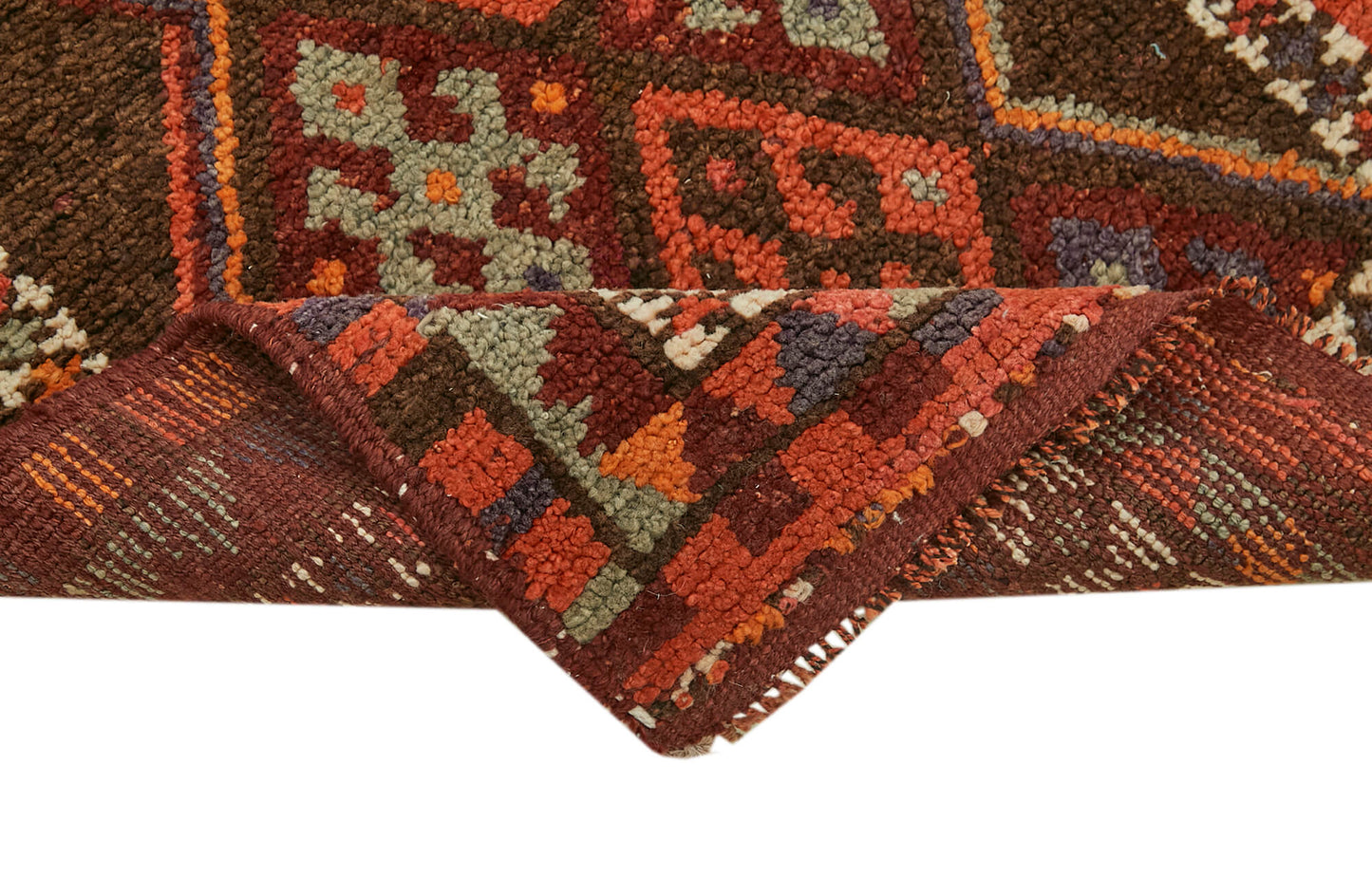 3x13 Red Boho Runner Rugs - 41377