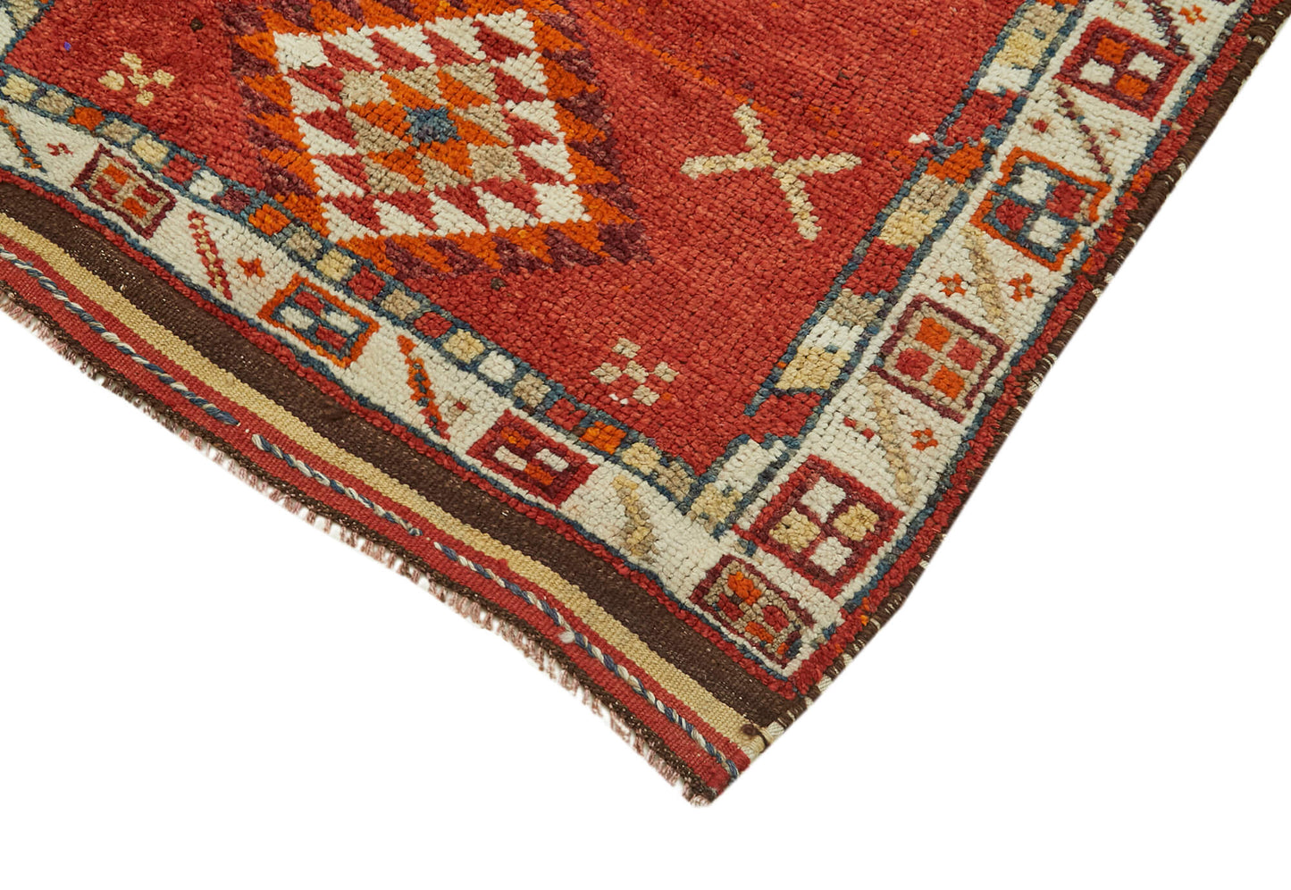 3x12 Red Boho Runner Rugs - 41379