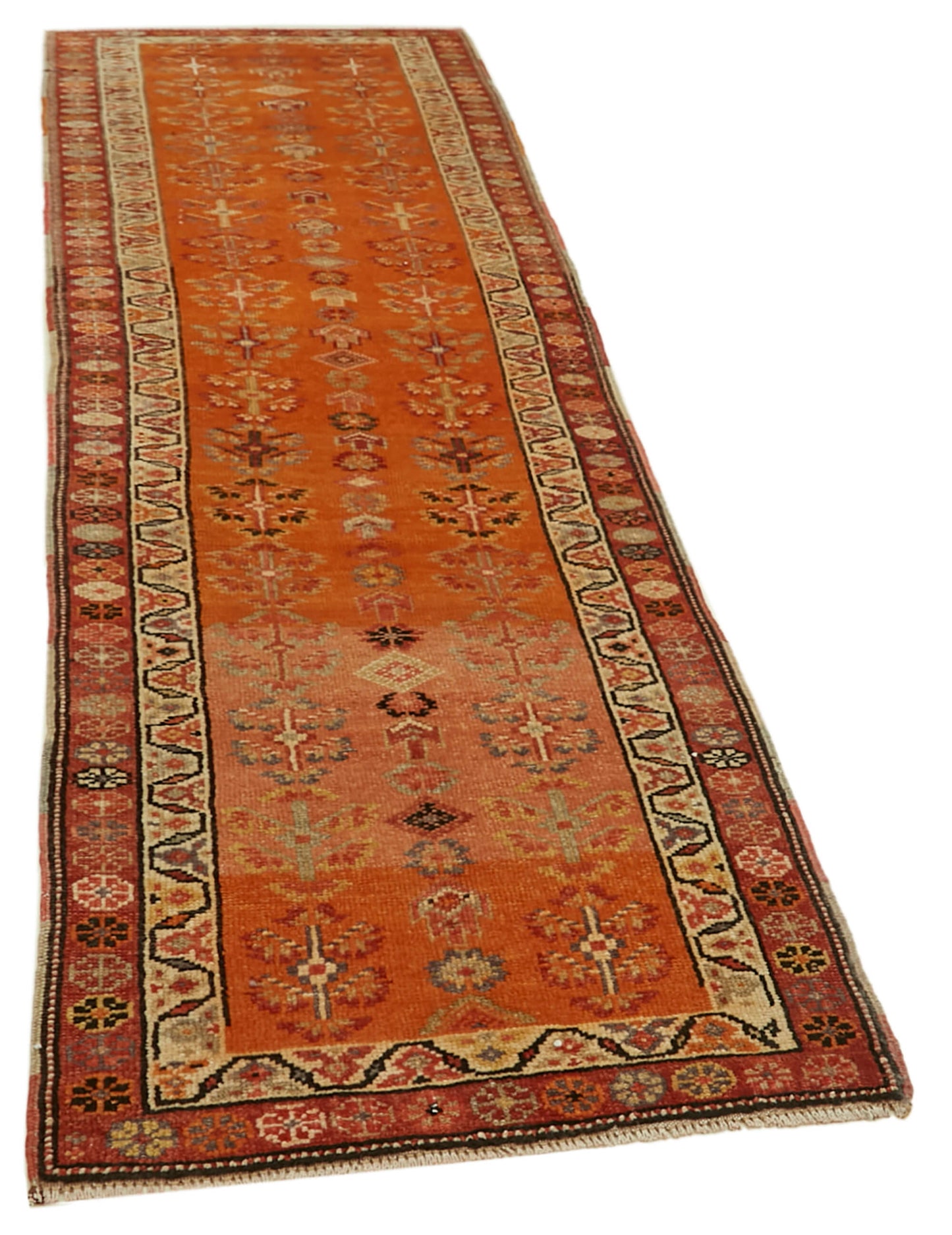 3x12 Orange Boho Runner Rugs - 41380