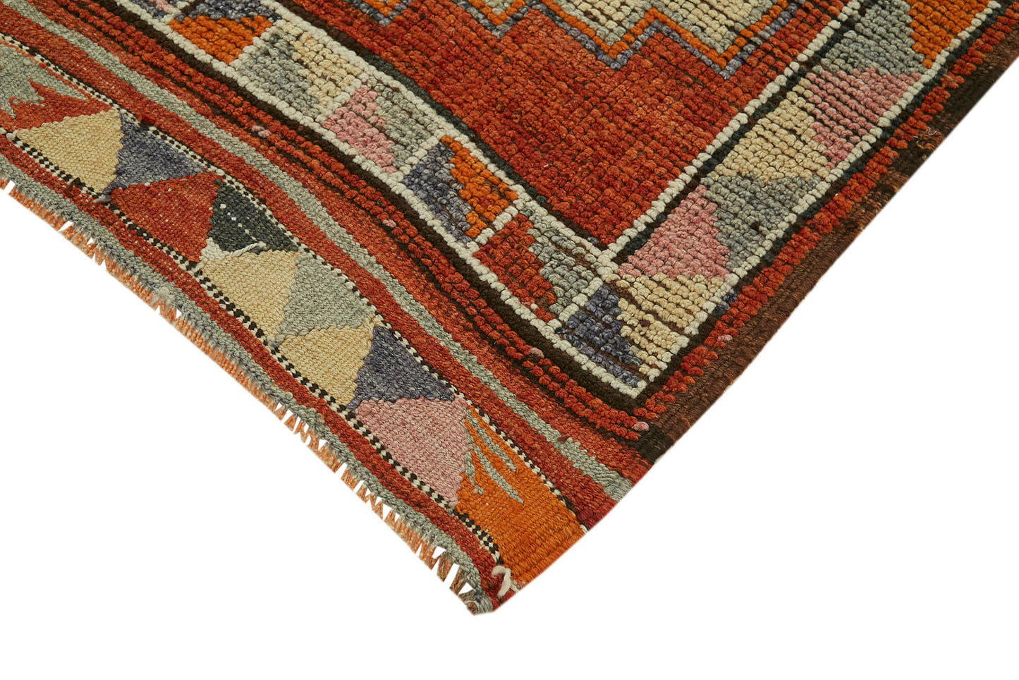 3x12 Orange Boho Runner Rugs - 41383