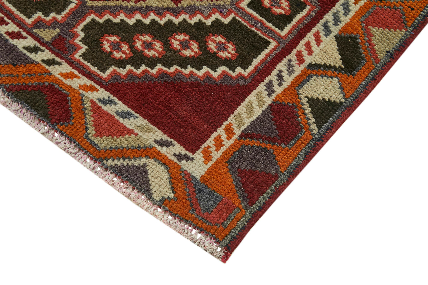 3x13 Red Boho Runner Rugs - 41387